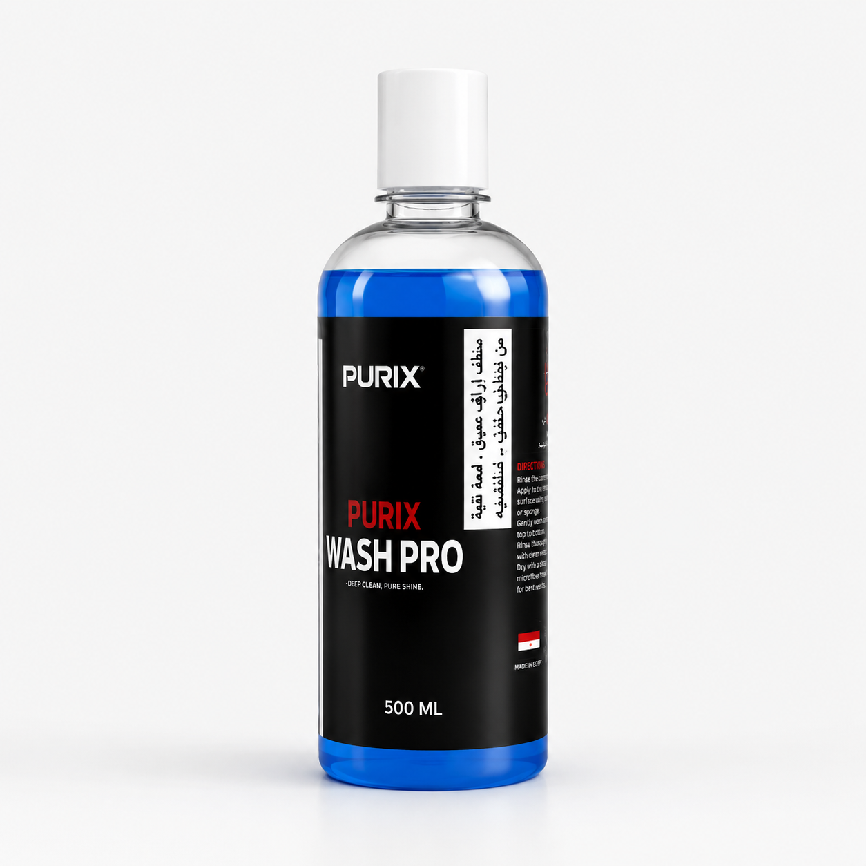 Purix Wash Pro 500ml concentrated car shampoo deep clean pure shine